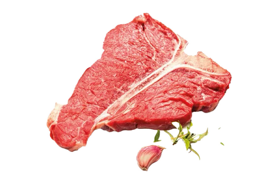 Runder T-bone steak per kg