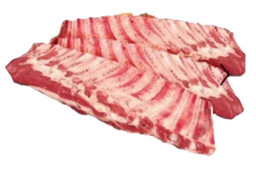 Kalfs spare-ribs per kg